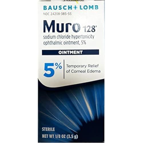 Buy Muro 128 Bausch and Lomb 5% Ointment 0.12 oz - Fast Relief for Eye Conditions