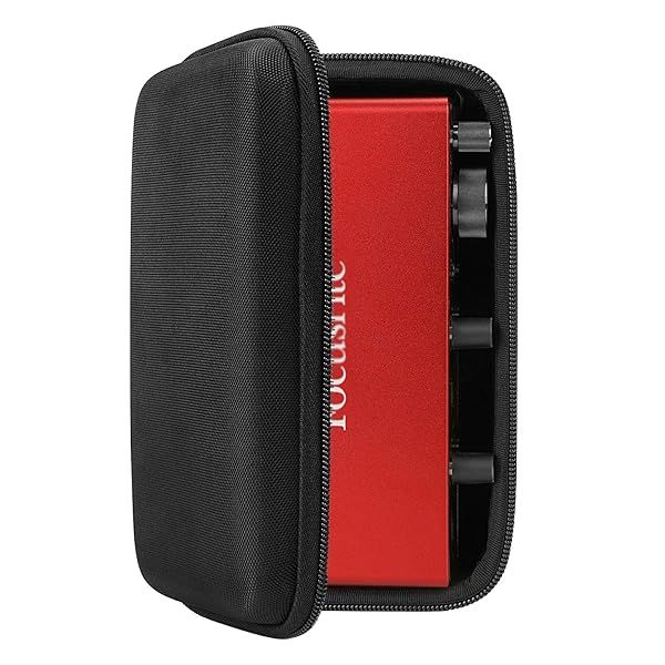 Musiin Audio Interface Case, Compatible with Focusrite Scarlett 2i2 3rd Gen Third Generation Audio Interface Cover, Velvet Interior (Black)