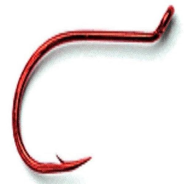 Mustad UltraPoint Octopus/Beak Fishing Hooks - Blonde Red, 1/0, Pack of 25 for Ultimate Baiting Success