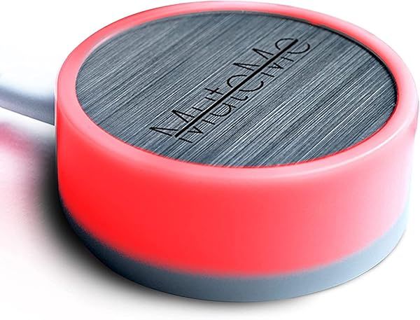 MuteMe - Illuminated Physical Mute Button for Zoom, Teams, WebEx &amp; More (As Seen on Shark Tank)! Mac/PC Compatible. USB Cord &amp; Adapter Included. Free Software Download Required.