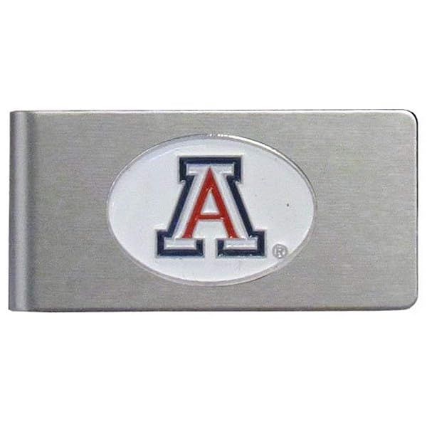 Shop NCAA Arizona Wildcats Brushed Metal Money Clip - Stylish Team Color Accessory for Fans