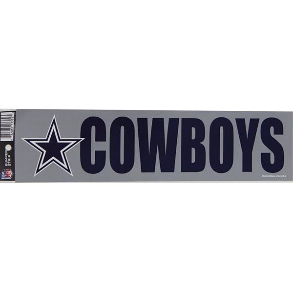 Shop NFL Dallas Cowboys Decal Bumper Sticker - Team Color, One Size | Perfect for Fans!