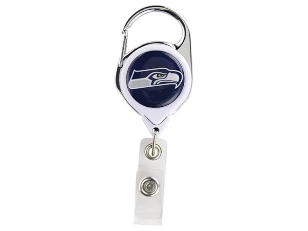 Seattle Seahawks Retractable Badge Holder - Premium Team Color, One Size | Perfect for Fans!