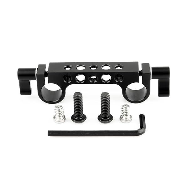 "Buy NICEYRIG 15mm Rod Clamp with 1/4"-20 Thread for Camera Shoulder Rig & DSLR Cage"