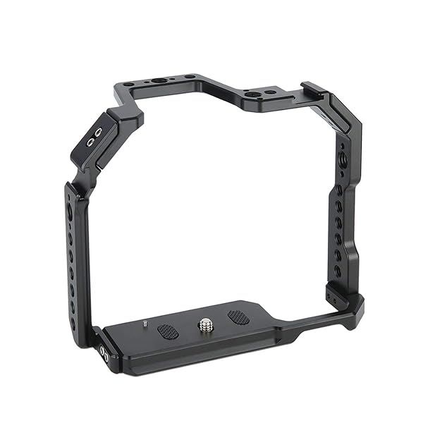 Buy NICEYRIG Camera Cage for Canon 80D, 90D, 70D - Features NATO Rail, Cold Shoe & 1/4 3/8 Holes