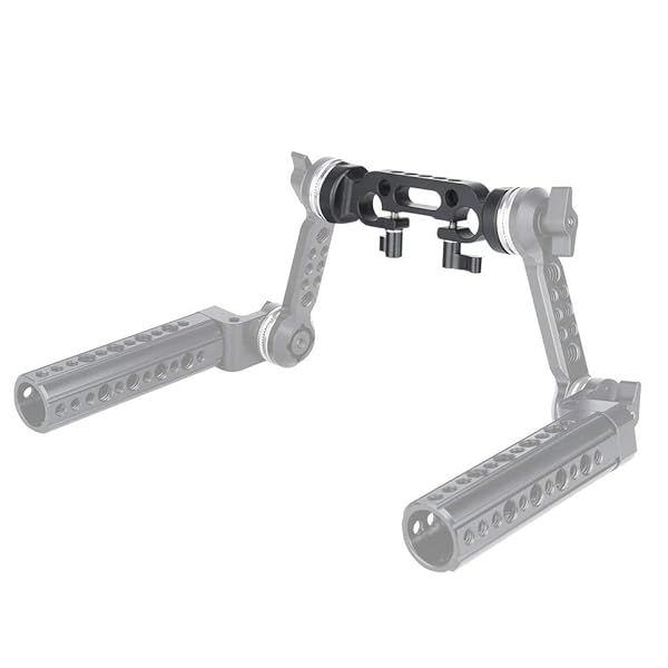 NICEYRIG Rosette Bracket M6 Thread 31.8mm with 15mm Dual Rod Clamp for Rosette Handle and Shoulder Pad Rig Support System