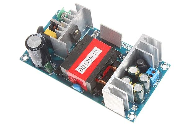 NOYITO AC to DC Isolated Power Supply Module - 12V 17A, 20A Peak, 204W, 240W Max with Protection Features