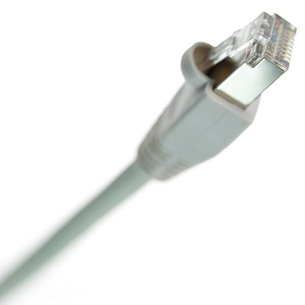 NTW Cat6 Shielded Ethernet Cable 25FT - Fast RJ45 LAN Wire for Modem, Router, PC, PS5, Xbox - Upgrade from Cat5 & Cat5e
