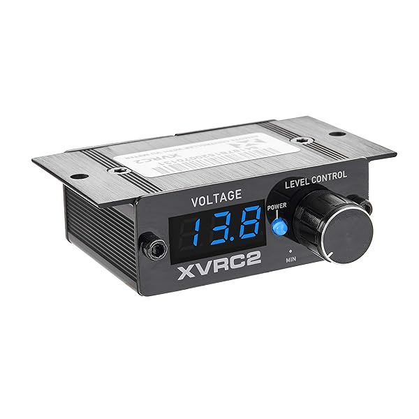 NVX XVRC2 Universal Bass Knob: Digital Voltmeter, Blue LED, Remote Gain Control & Amplifier Switch