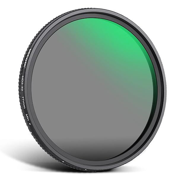 NEEWER 77mm Variable ND Filter Adjustable Neutral Density Filter Ultra Slim Aluminum Optical Glass Water Repellent Scratch Resistant