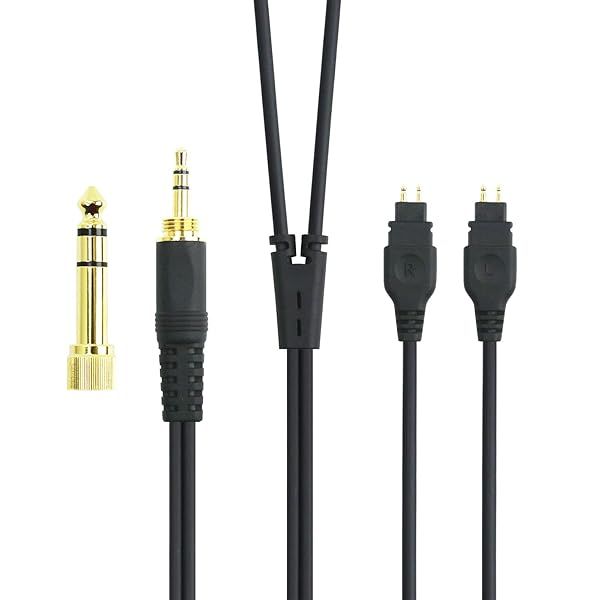 NewFantasia 1.2m Replacement Audio Upgrade Cable for Sennheiser HD650 HD600 HD580 HD660S HD58X and More Headphones