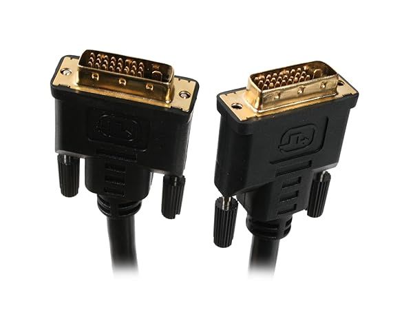 Nippon Labs 6' DVI-D Dual Link Cable - Gold Plated Male to Male Connector for High-Quality Video