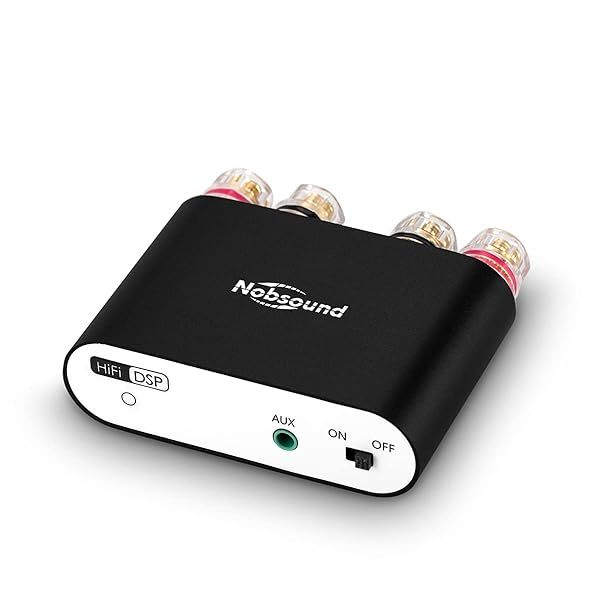 Nobsound NS-10G PRO 100W Bluetooth 5.0 Power Amplifier 2.0 Channel Stereo Audio Amp Wireless Receiver Hi-Fi DSP Home Speaker Black