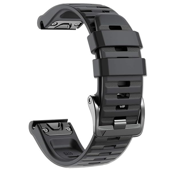NotoCity Fenix 6X Watch Band Compatible with Fenix 6X Pro 5X 5X Plus 7X 3 HR Tactix Descent MK1 D2 Delta PX Charlie Black