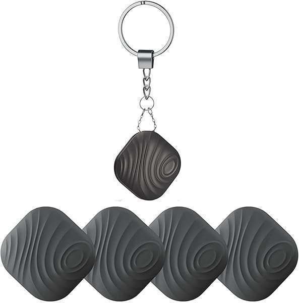 Nutale Findhting Key Finder - Bluetooth Tracker Item Locator with Key Chain for Keys Pet Wallets or Backpacks and Tablets (Coffee)