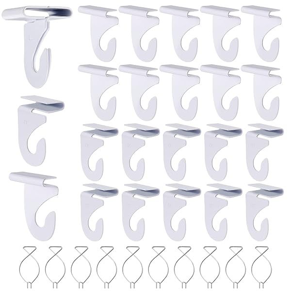 OALEN 20 Heavy Duty Drop Ceiling Hooks for Classrooms and Offices Ideal for Hanging Plants and Decorations