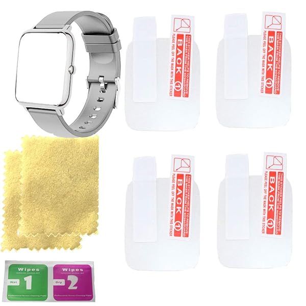 "Buy OCTelect Screen Protector for Motast Smart Watch 1.4" - 4PCS Pack for Ultimate Touch Screen Protection"