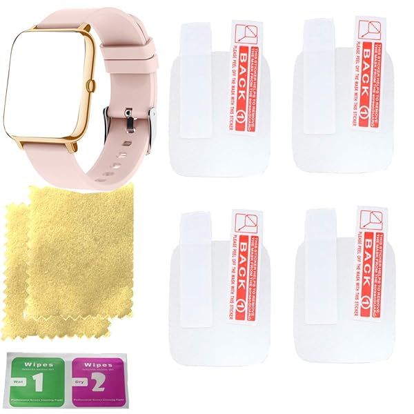 Buy OCTelect Transparent Screen Protector for Popglory Watch - 4PCS Pack for Ultimate Protection