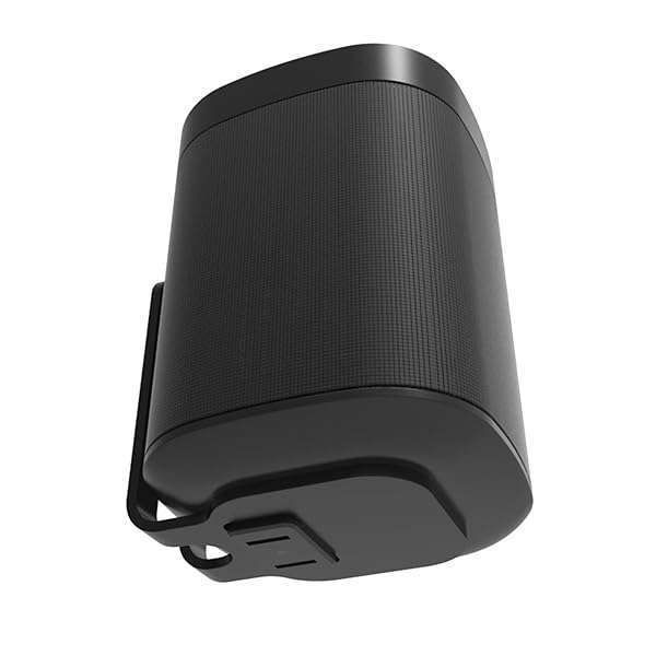 Wall Mount Bracket for Sonos ONE, ONE Gen 2, ONE SL & PLAY:1 - Black, Compatible & Stylish