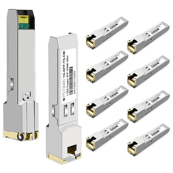 OPSTRAN 1000BASE-T SFP RJ45 Copper Transceiver Module for Cisco Meraki - 10 Pack, 100m Cat5e/6 Compatibility
