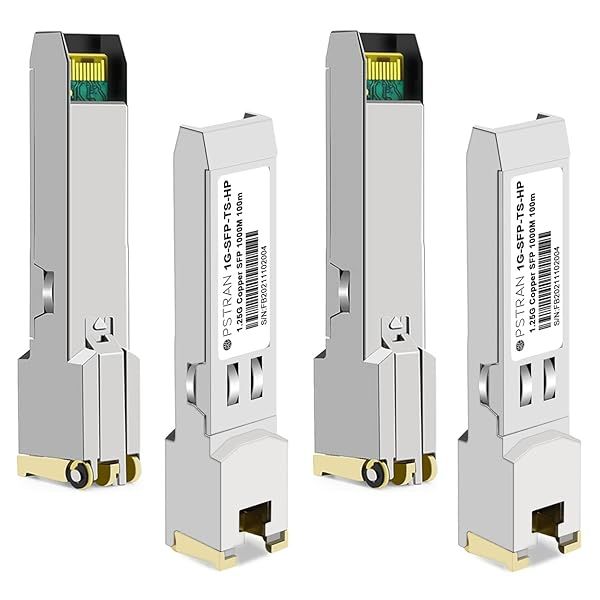 OPSTRAN 1000BASE-T SFP RJ45 Copper Transceiver Module for HPE Aruba - 4 Pack, 100m Cat5e/6 Compatibility