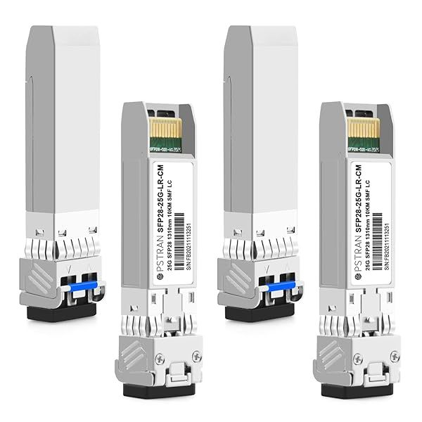 OPSTRAN 25GBASE-LR SFP28 Optical Transceiver Module Compatible with Cisco 25G 1310nm 10km DDM Duplex LC SMF 4 Pack