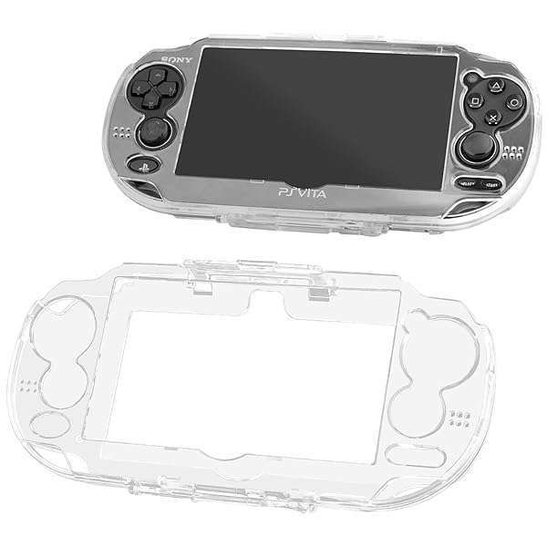OSTENT Clear Crystal Hard Case for Sony PS Vita 1000 - Durable Protective Cover