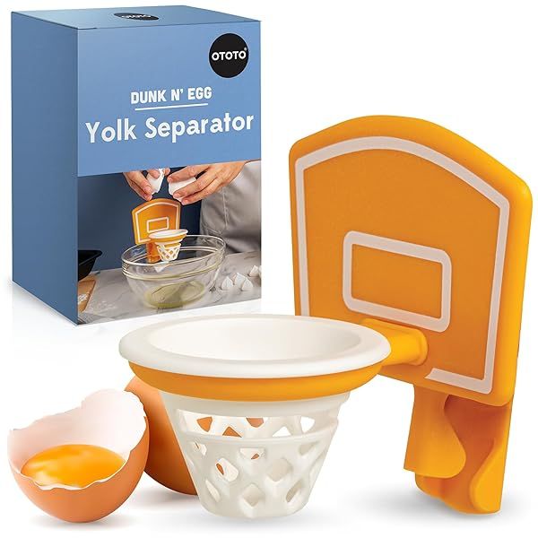OTOTO Dunk N Egg Yolk Separator Unique Kitchen Gadget for Fun Cooking Gifts and Accessories