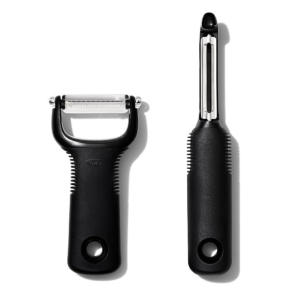 OXO Good Grips 2-Piece Peeler Set: Swivel & Julienne for Effortless Peeling