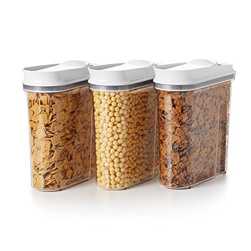 OXO Good Grips 3-Piece POP Cereal Dispenser Set: Keep Your Cereal Fresh & Organized