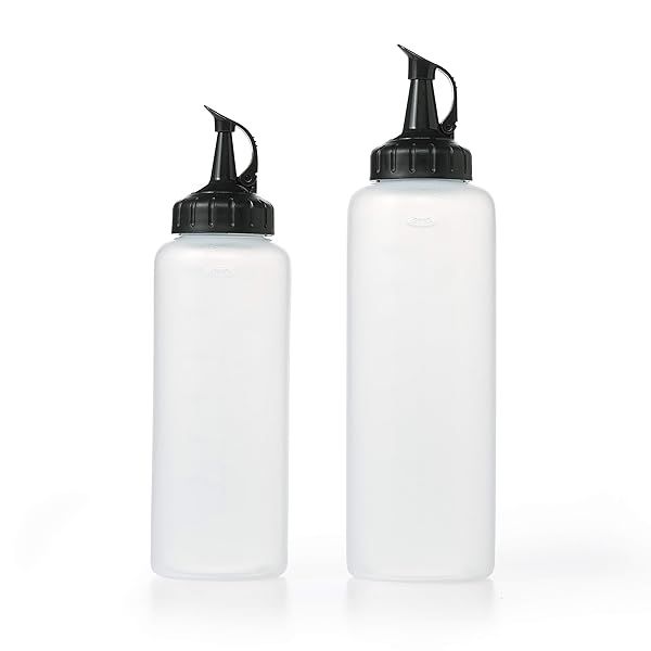 OXO Good Grips Chef's Squeeze Bottle Set - Perfect for Precise Cooking & Easy Dispensing