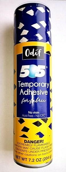 Odif 505622CAN6 Basting Spray 7.2 oz - Clear, Perfect for Quilting & Crafting