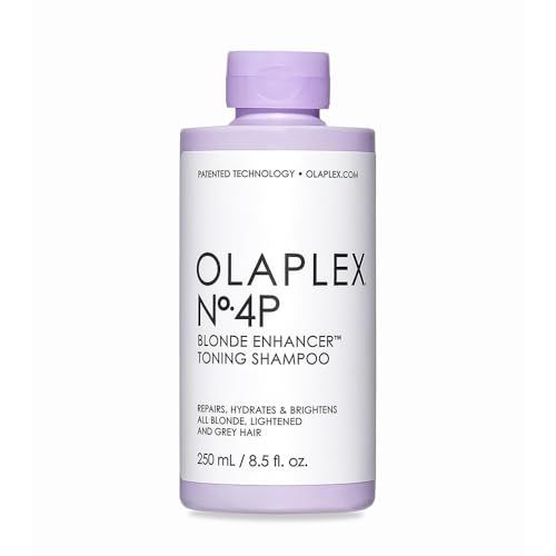 Olaplex No. 4P Purple Toning Shampoo: Repair, Hydrate & Brighten Blonde, Lightened & Grey Hair - 8.5 fl oz