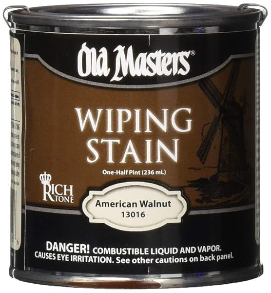 Old Masters 13016 WIP Stain in American Walnut - 0.5 Pint for Stunning Wood Finishes