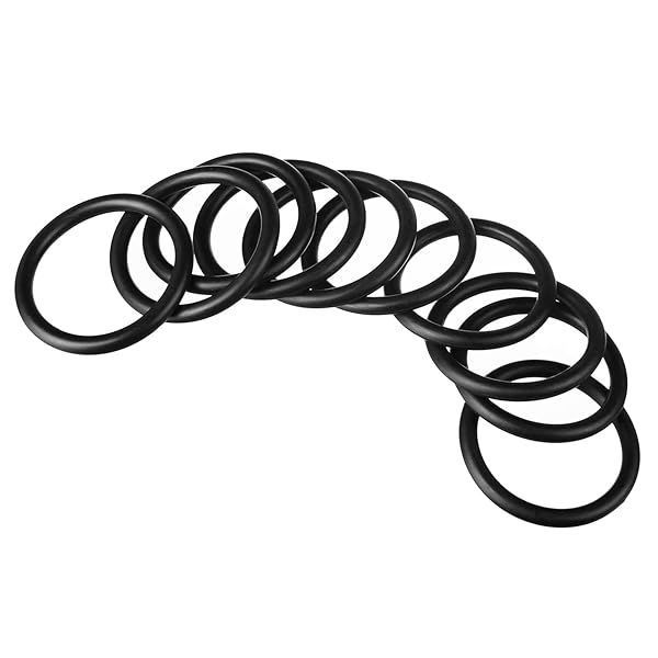 Othmro 10pcs Nitrile Rubber O-Rings 3mm Wire Dia 29mm OD for Oil Air Sealing Professional Plumbing Car Repair Black