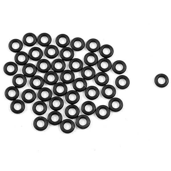 Othmro 50pcs Nitrile Rubber O-Rings 1.5mm Wire Dia 8mm Inner Dia 11mm OD for Oil Air Sealing Professional Plumbing Car Repair