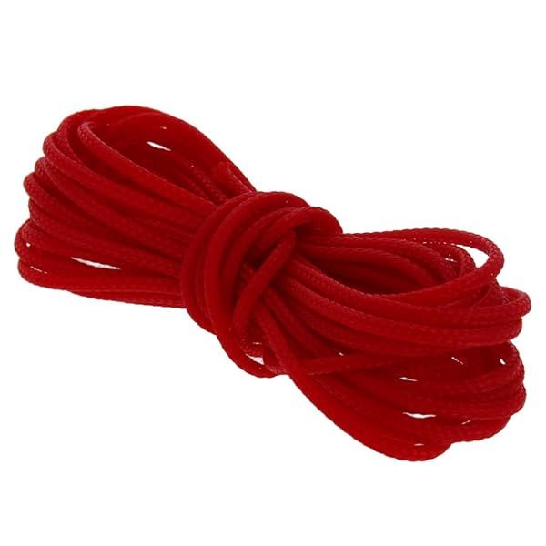 Othmro 5m PET Expandable Cord Protector Flexible Wire Mesh Sleeve for USB Power Audio Video Cables Red 3mm Width Non-Split Tubing