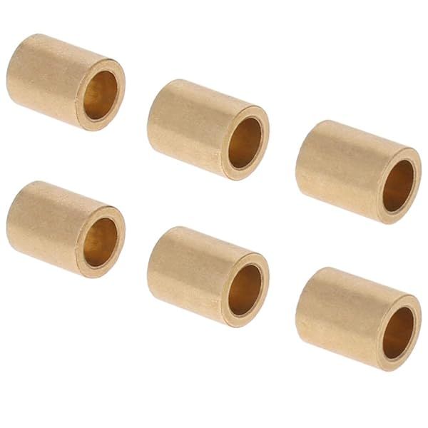 Othmro 6Pcs Self Lubricating Sleeve Bearings 0.47 Bore 0.71OD 0.59 Length for Machinery Printing Presses Textile Machines