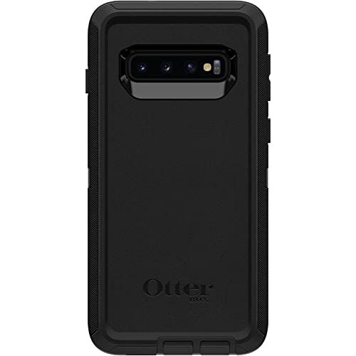 OtterBox Defender Series Case for Galaxy S10 Black Durable Protection Case Only Non-Retail Packaging