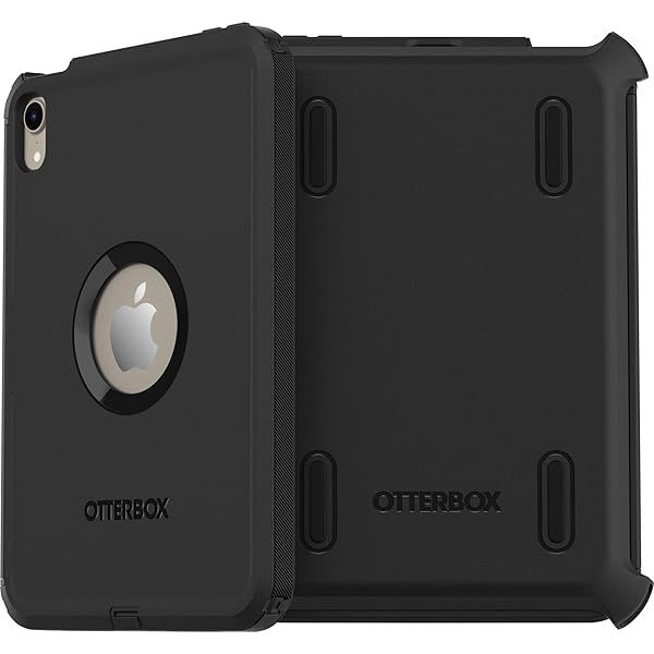 OtterBox Defender Series Case for iPad Mini A17 and 6th Gen Black Rugged Durable Multi Layer Protection