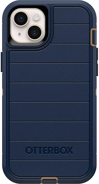 OtterBox Defender Series Screenless Edition Case for iPhone 14 Plus Microbial Defense Protection Blue