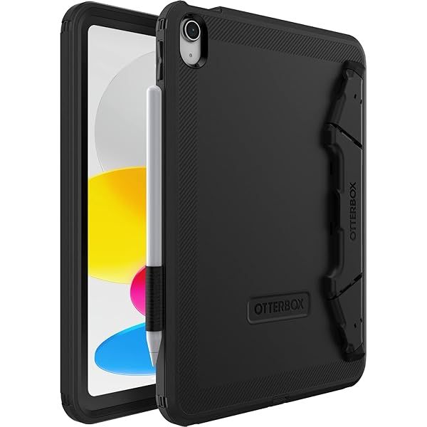 OtterBox Defender for Business with EDU Stand for iPad 10th Gen Black Non Retail Packaging