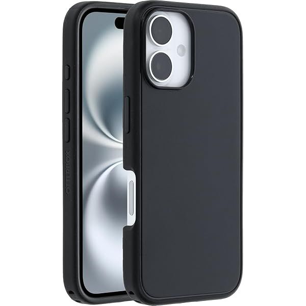 OtterBox Symmetry Series MagSafe Case for iPhone 16 Shockproof Drop Proof Protective Thin Case Military Standard Black