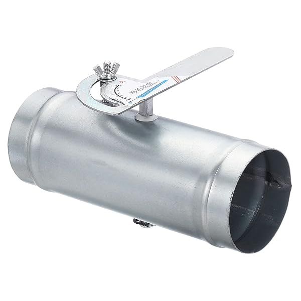 PATIKIL 3" HVAC Duct Manual Volume Damper, Metal Adjustment Airflow Ducting Backdraft Damper Control for Air Ventilation System