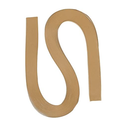 PATIKIL Quilling Strips Paper 120pcs 3 16"(5mm) 54cm Origami Paper Quilling Strip for Art DIY Hand Craft Christmas Coffee Color