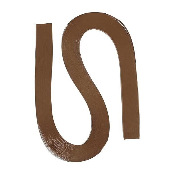 PATIKIL Quilling Strips Paper 120pcs 3 16"(5mm) 54cm Origami Paper Quilling Strip for Art DIY Hand Craft Christmas Dark Brown