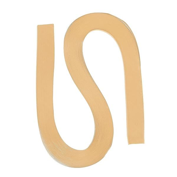 PATIKIL Quilling Strips Paper 120pcs 3 16"(5mm) 54cm Origami Paper Quilling Strip for Art DIY Hand Craft Christmas Light Khaki