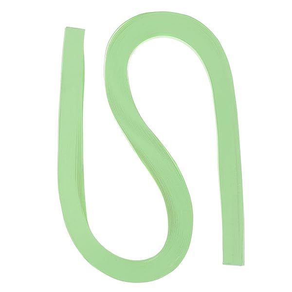 PATIKIL Quilling Strips Paper 120pcs 3 16"(5mm) 54cm Origami Paper Quilling Strip for Art DIY Hand Craft Christmas Light Green