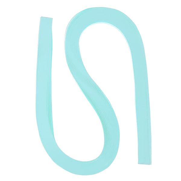 PATIKIL Quilling Strips Paper 120pcs 3 16"(5mm) 54cm Origami Paper Quilling Strip for Art DIY Hand Craft Christmas Light Blue