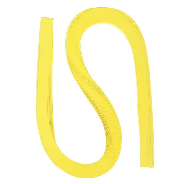 PATIKIL Quilling Strips Paper 120pcs 3 16"(5mm) 54cm Origami Paper Quilling Strip for Art DIY Hand Craft Christmas Olive Yellow